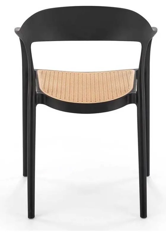 Scaun de bucătărie Ruby, maro / negru