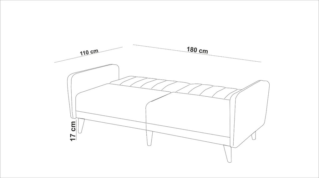 Set canapele/fotolii 3+1 Acanti (Antracit). 1073345