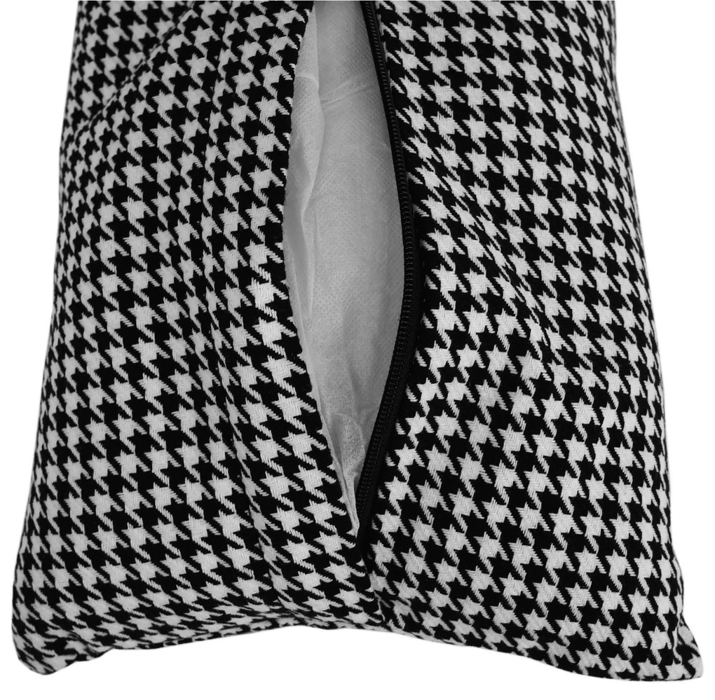 Scaun pivotant de lux, cu model / negru, KAILAN