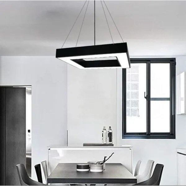 Lustră LED pe cablu LED/55W/230V 4000K 80x80 cm