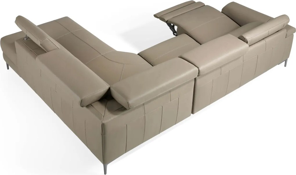 Coltar design LUX cu sezlong dreapta, functia relax Serena AC-5320-R