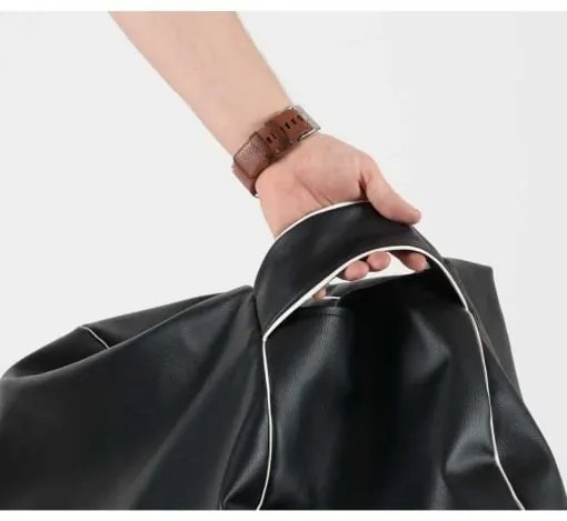 Fotoliu Relaxo, Material Piele ecologica - Galben