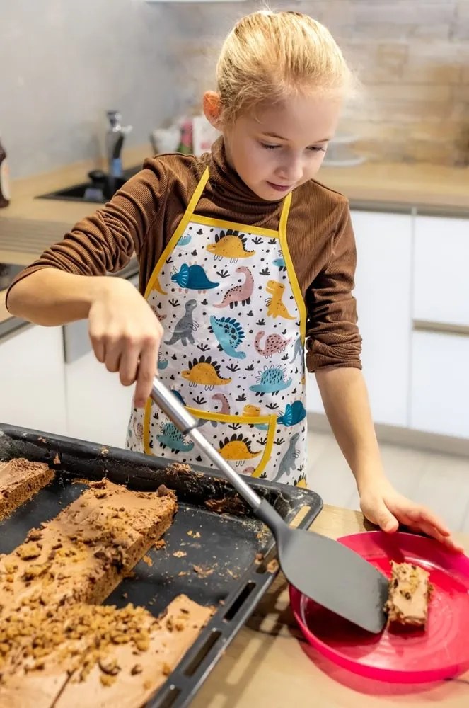 Șorț pentru copii din bumbac cu model