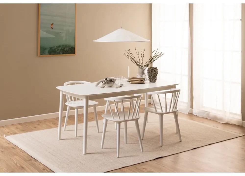 Scaun de dining alb Ida – Actona