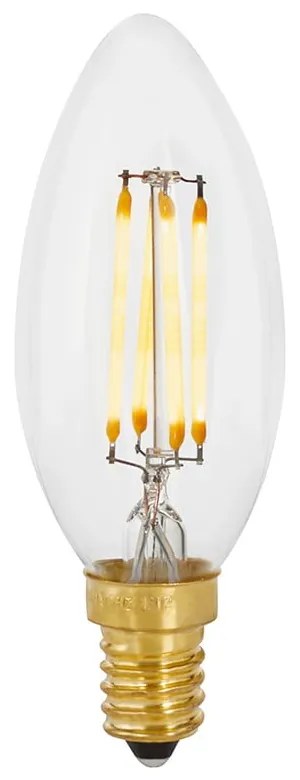 Bec LED/cu filament E14, cu lumină caldă cu intensitate reglabilă 4 W Candle – tala