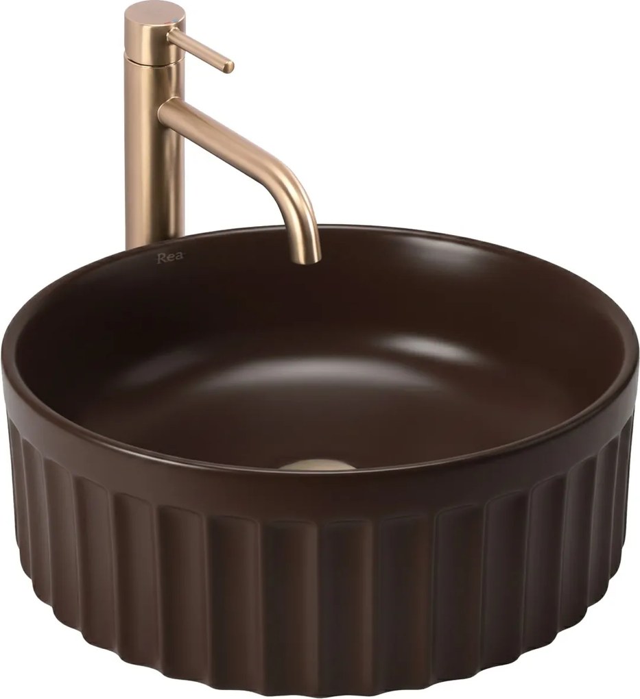 Lavoar pe blat DUO Espresso Matt