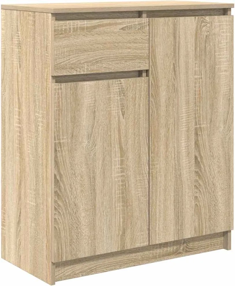 vidaXL Bufetă cu sertar Stejar Sonoma 71x35x84 cm Lemn prelucrat