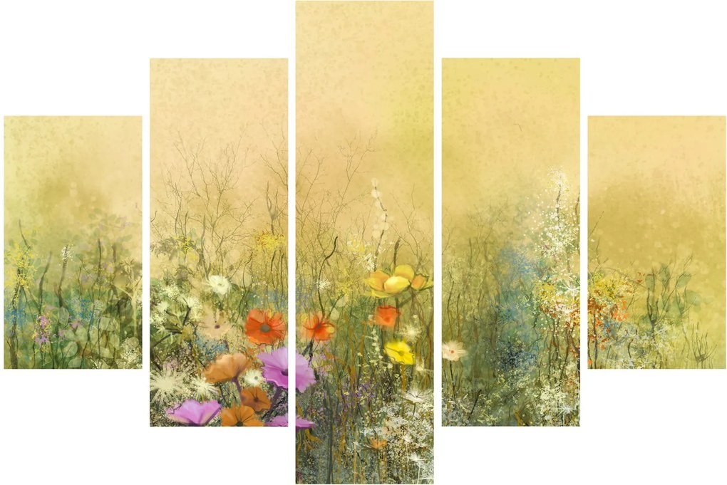 Tablou - Pajiște pictată (150x105 cm)