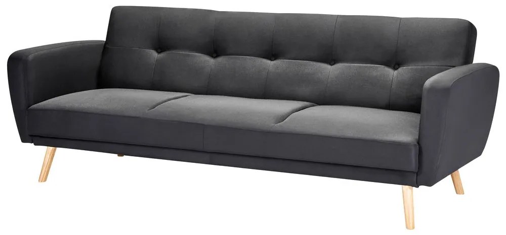 Canapea 3 locuri Flong (negru) . 1008650