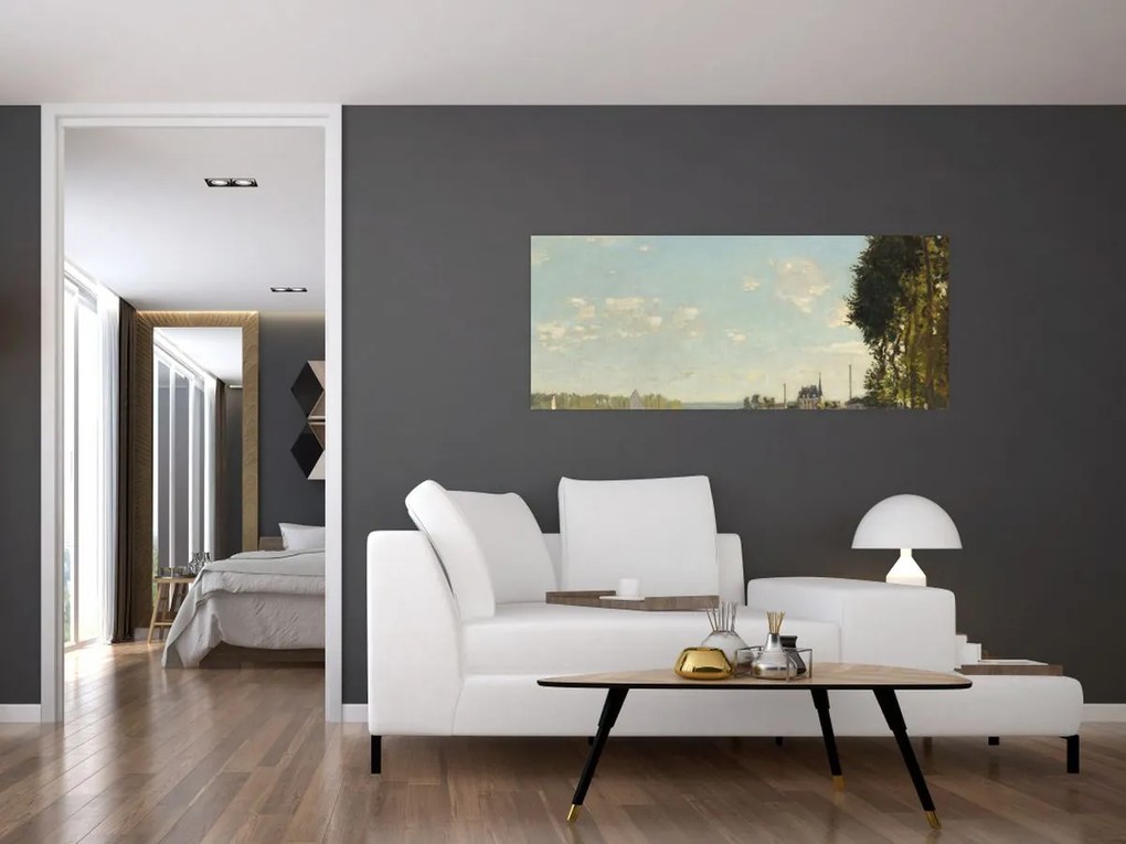 Tablou - Claude Monet, Argenteuil, reproducere (120x50 cm)