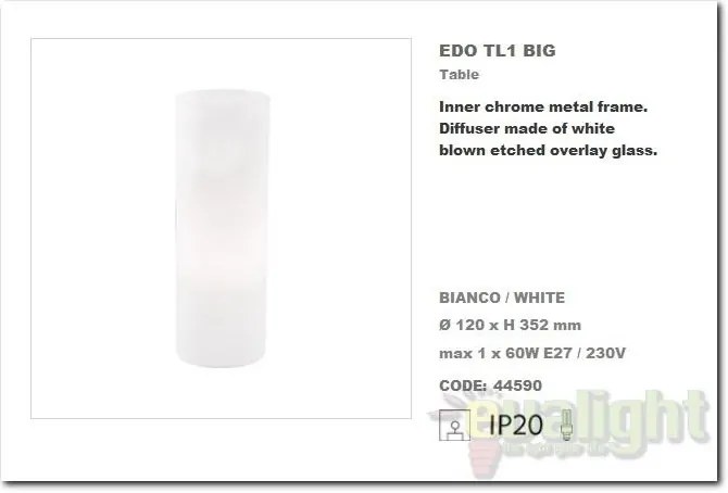Veioza, lampa de masa EDO TL1 BIG 044590