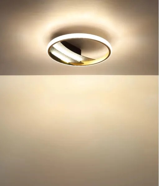 Globo 48493-12 - Plafonieră LED CONSTANCE LED/12W/230V Ø 29,5 cm, auriu