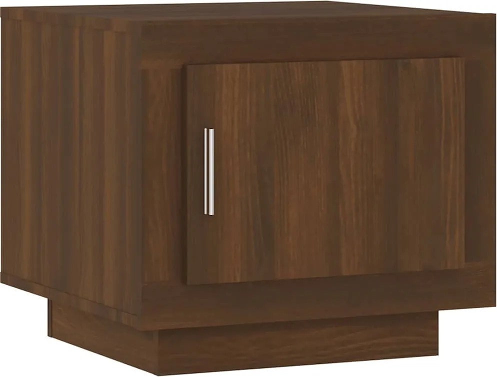 vidaXL Măsuță de cafea, stejar maro, 51x50x45 cm, lemn prelucrat