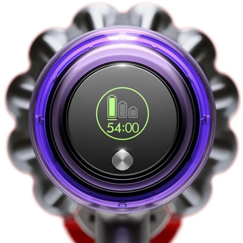 Dyson V11 Fluffy 476550-01 2in1, 185AW, 0.54 litri, 125 000 rpm, Autonomie 60 min, 3 moduri, LCD, Nichel/negru.