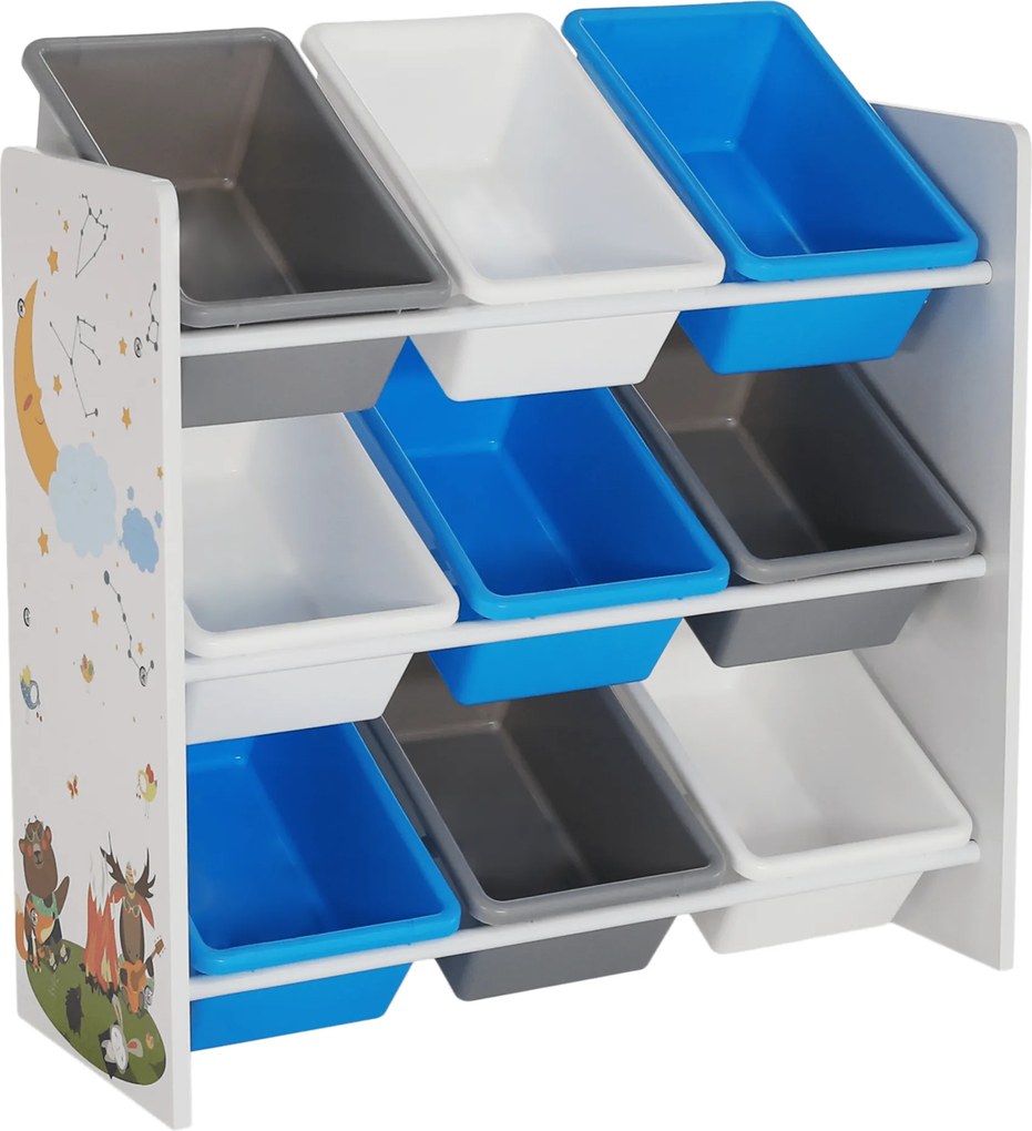 Organizator/raft pentru jucării, multicolor/model, DARLING TIP 3