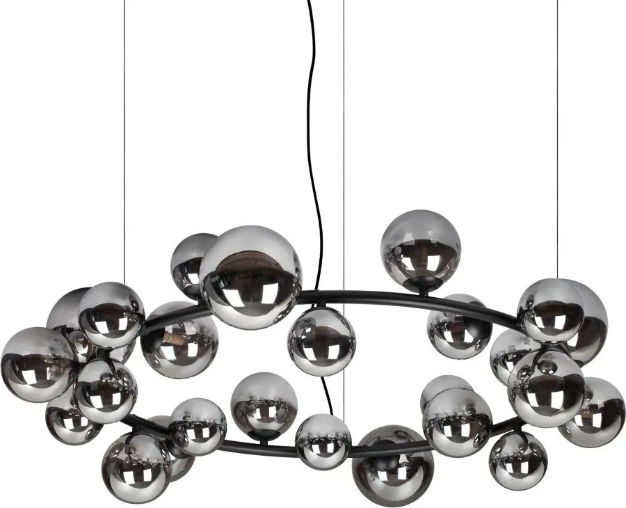 Lustra suspendata design modern PERLAGE SP25 FUME