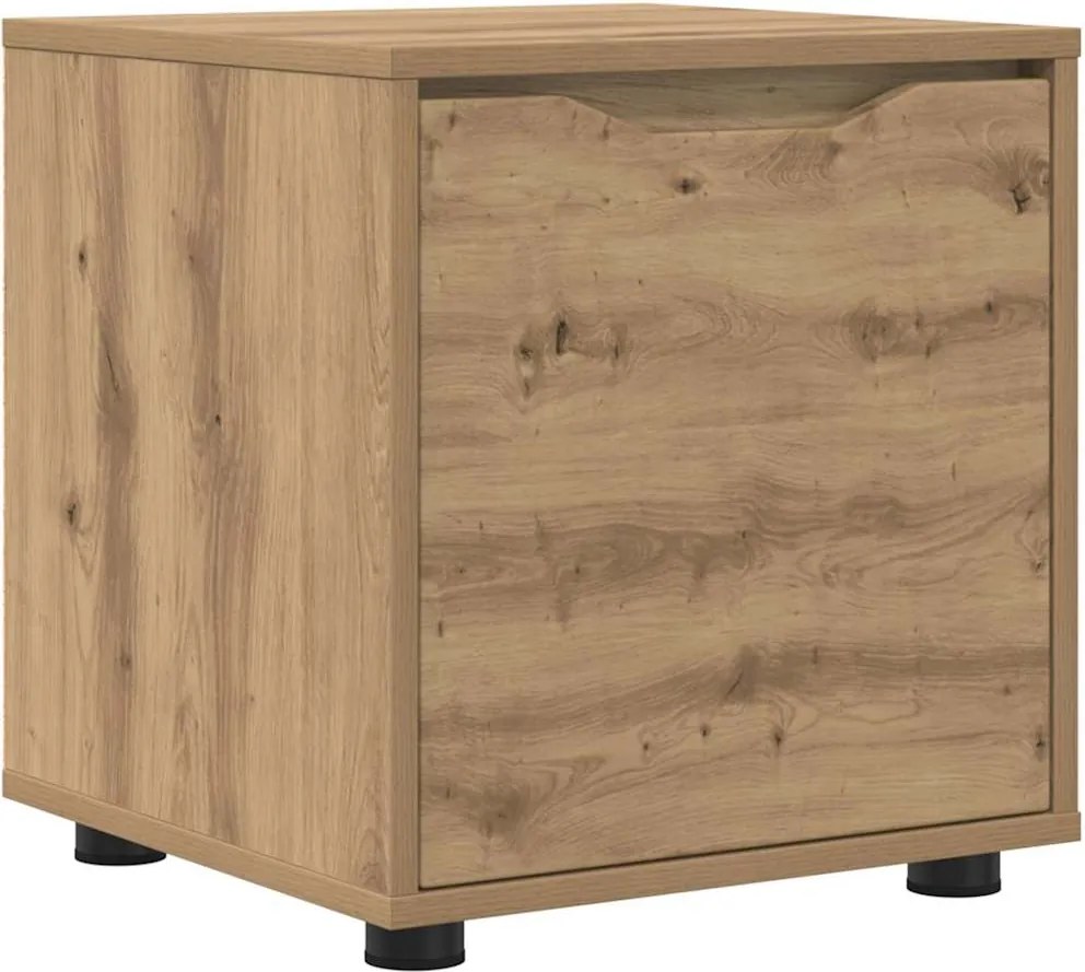 vidaXL Dulap de Baie Stejar Artizanal 40,5 x 40 x 44 cm Lemn compozit