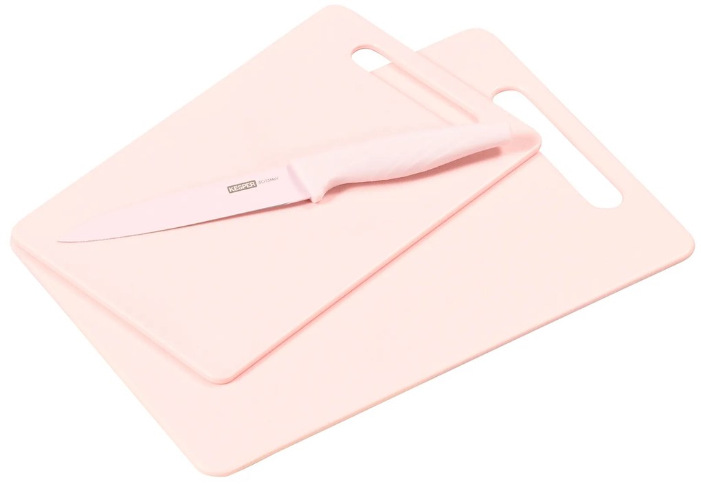 Un set de două tocatoare cu un cuțit, Kesper