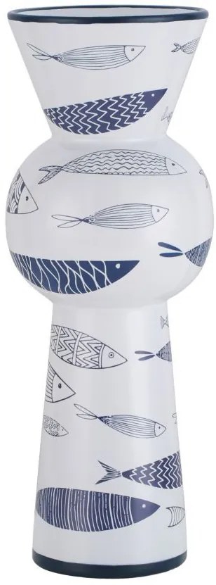 Vaza decorativa din ceramica, ø 14 cm, Fish Tall Mauro Ferreti