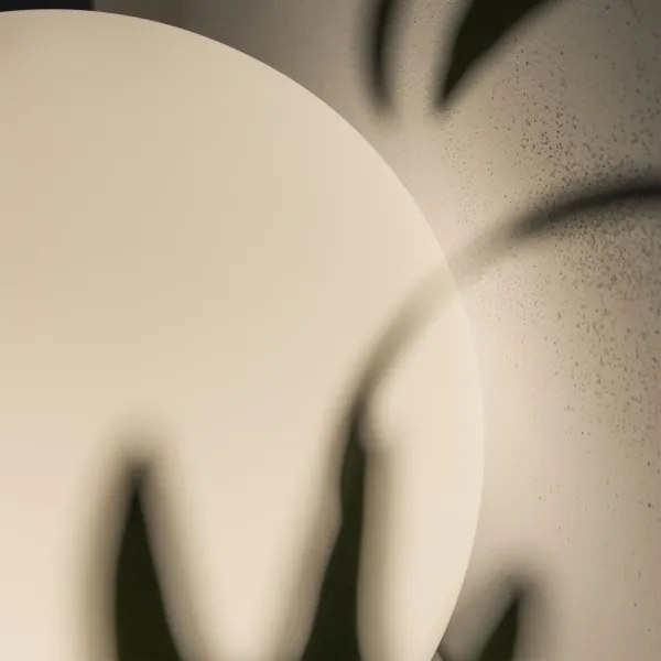 Ideal Lux - Lampă de masă MAPA 1xE27/42W/230V Ø 30 cm albă