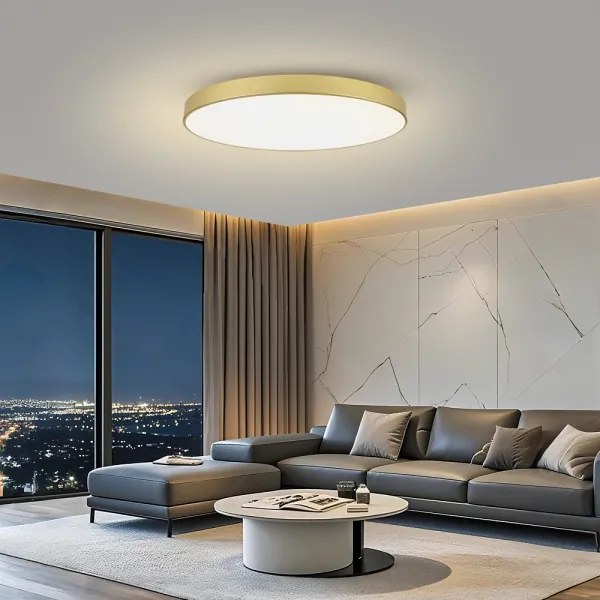 Brilagi - Corp LED dimabil POOL SMART, 128W, 230V, 100 cm, auriu, Wi-Fi Tuya + telecomandă