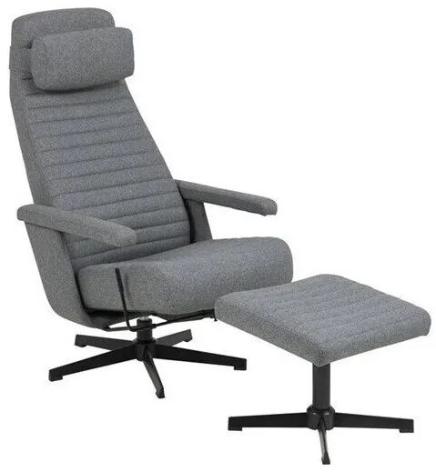 Fotoliu Oakland 280Gri, 113x66x118cm, 22 kg, Tapiterie, Picioare: Metal