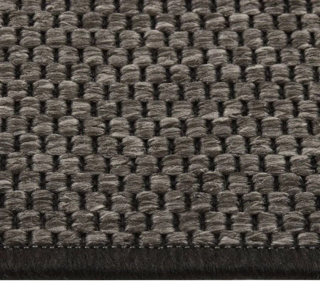 Covor traversa cu aspect sisal, antracit, 80x250 cm 80 x 250 cm