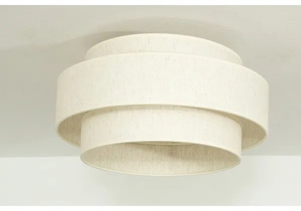 Plafonieră BOHO 1xE27/60W/230V Ø 40 cm albă