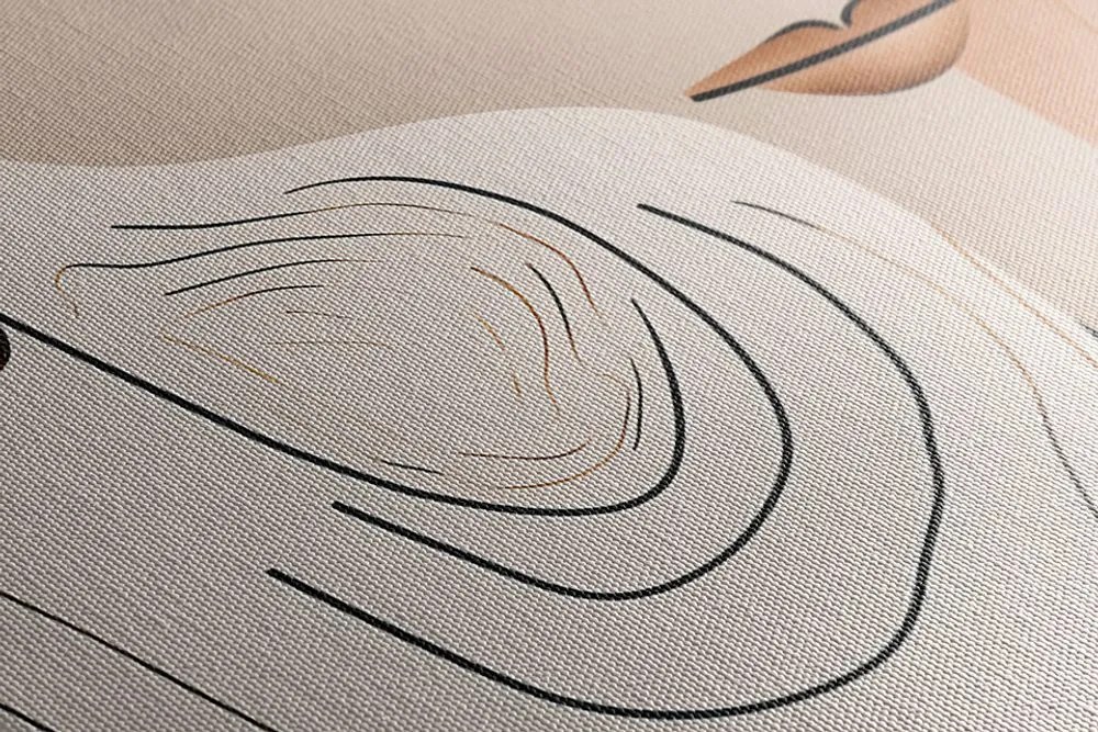 Tablou forme abstracte ale feței