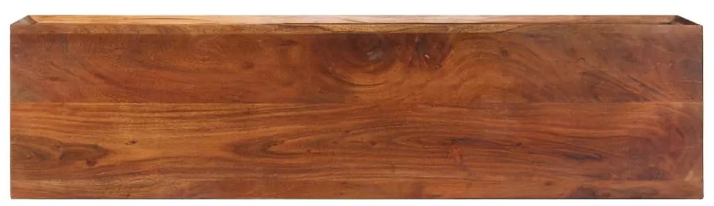 Comoda TV, 118x30x55 cm, lemn masiv de acacia 1, lemn masiv de acacia