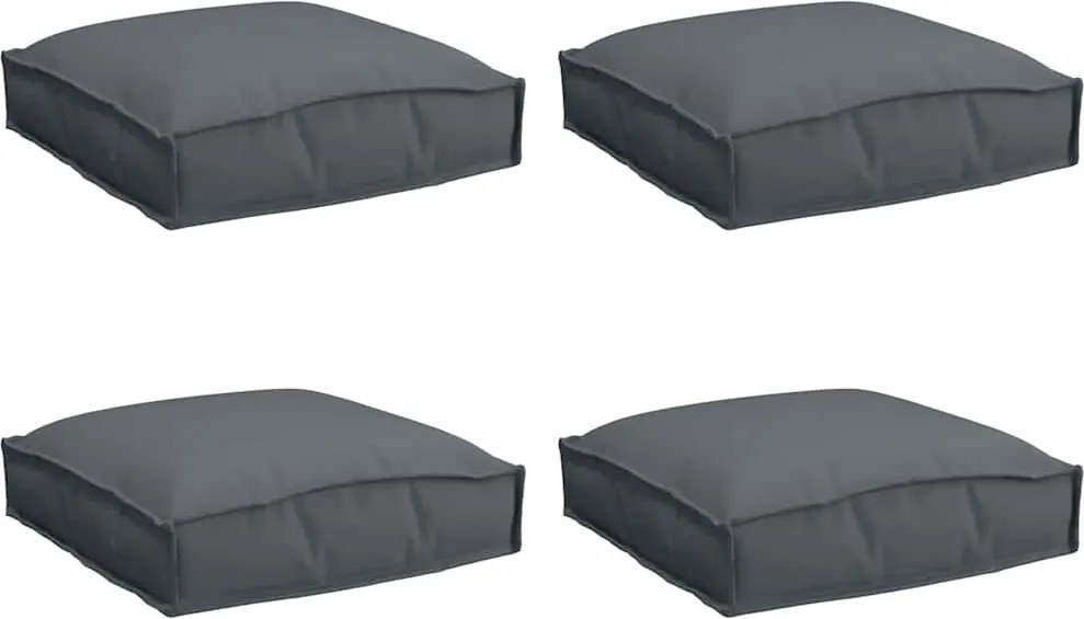 vidaXL Pernă 4 pcs Antracit 40 x 40 x 8 cm Material Oxford
