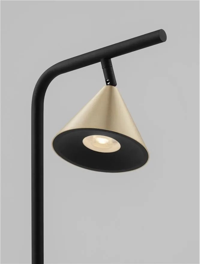 Lampadar design decorativ CONICO auriu, NVL-9011436