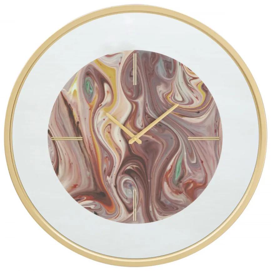 Ceas decorativ multicolor din metal, ∅ 60 cm, Mix Mauro Ferretti