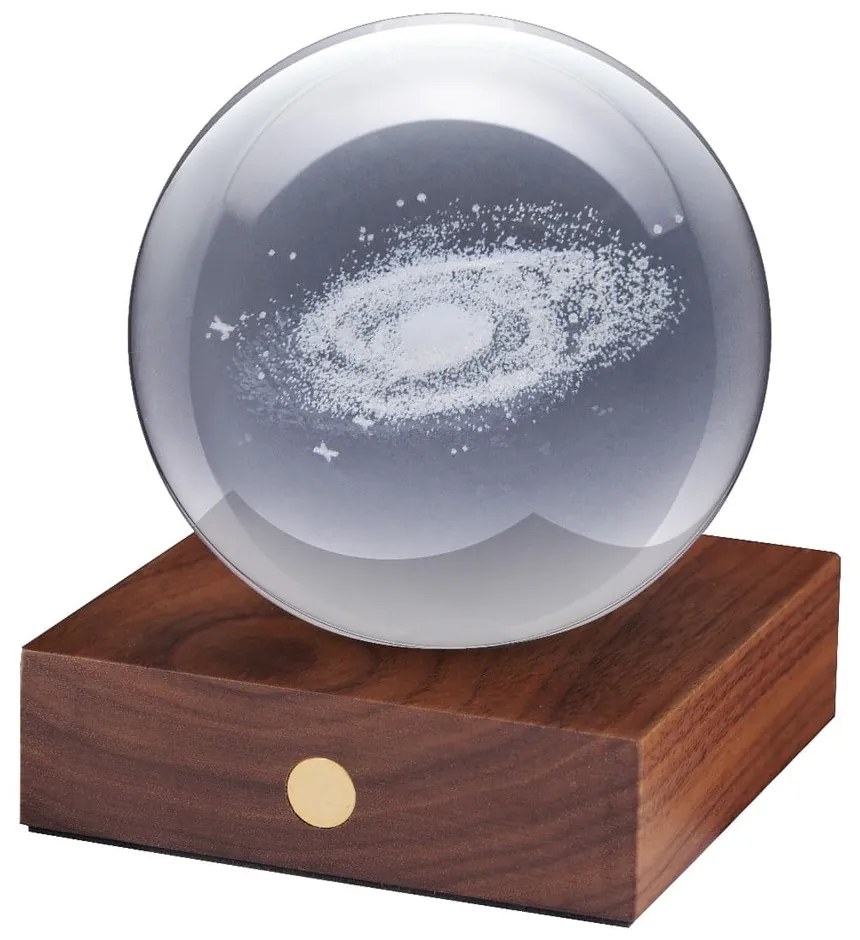 Decorațiune luminoasă maro închis cu USB Amber – Gingko