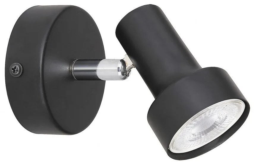 Aplica de perete design industrial metalica KONRAD negru 5322 RX