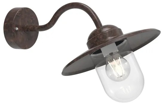 Lampă de perete de exterior Nordlux LUXEMBOURG 1xE27/60W/230V IP54 maro/patină
