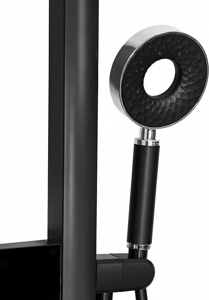 Panou duș hidromasaj Aquajet negru