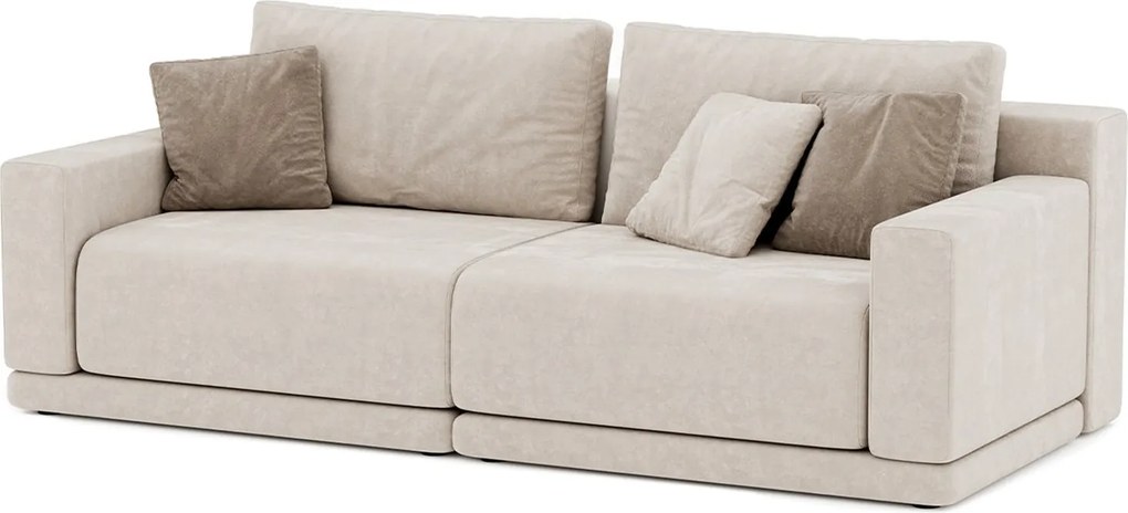 Canapea lemn masiv Extensibila Event, 240 × 110 × 60 cm