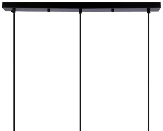 Lustră pe cablu POMPEI 3xE27/40W/230V negru