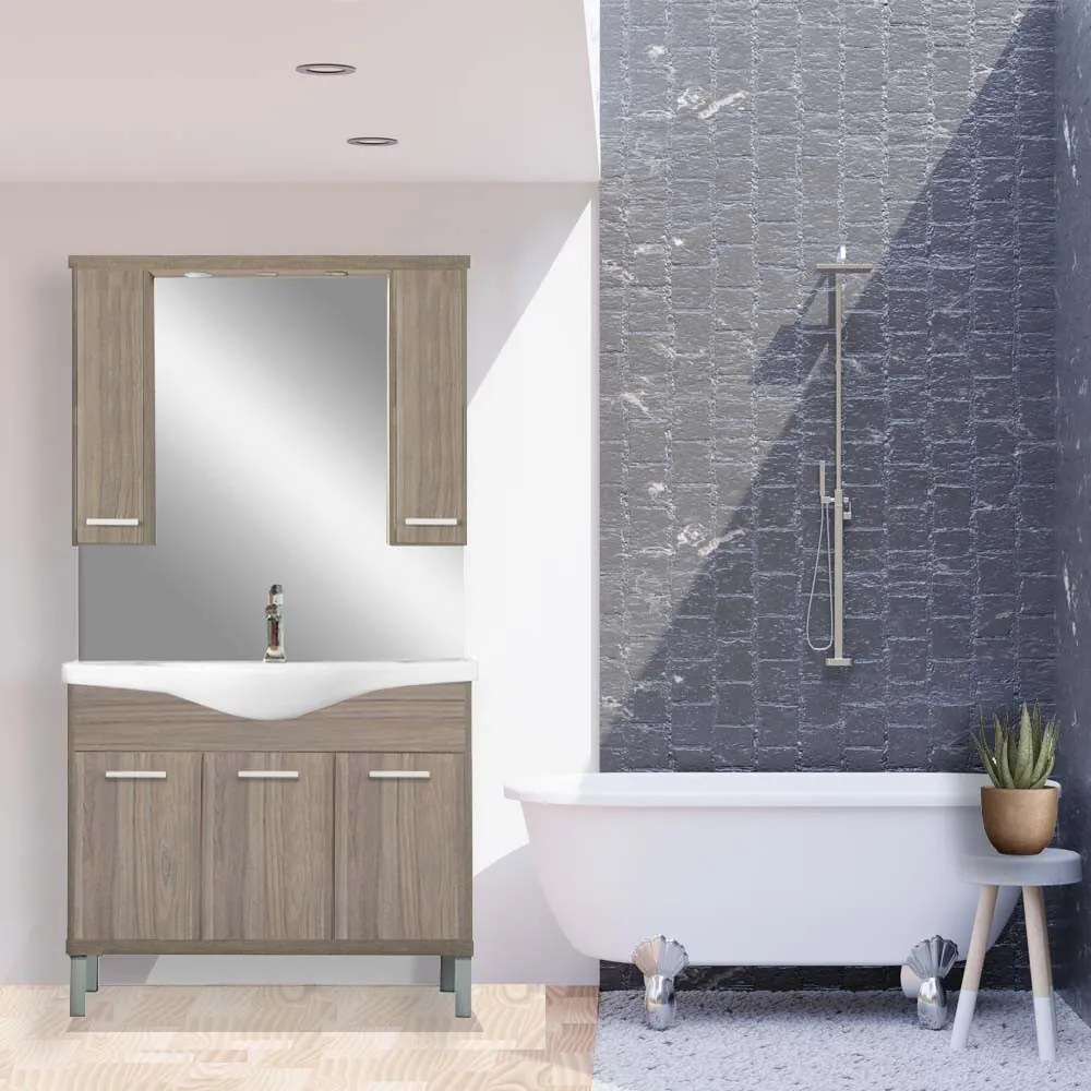 Mobilier complet de baie Nerva 105, ulm Rauna