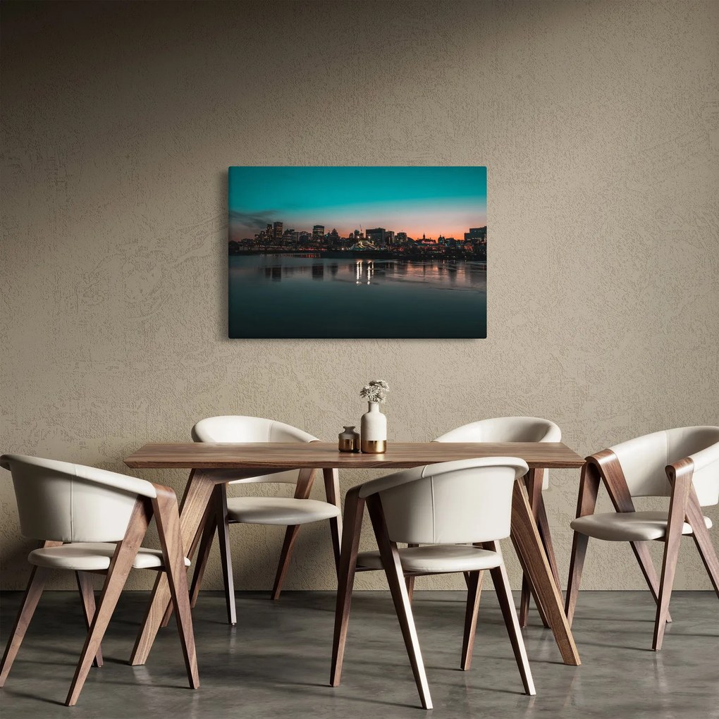 Tablou cu oraș mare (90x60 cm)
