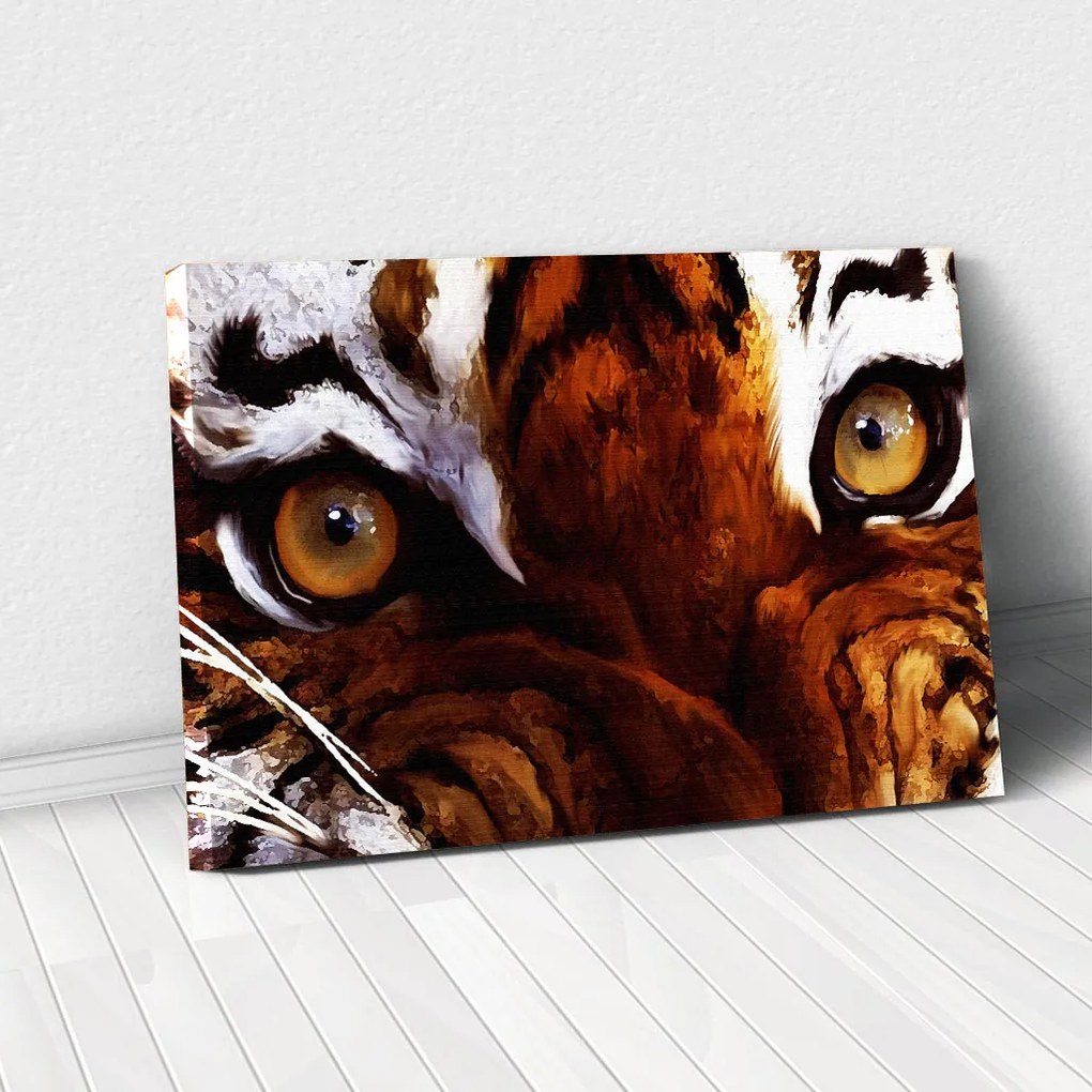 Tablou Canvas - Tiger eyes 70 x 110 cm