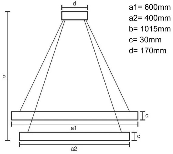 Lustră LED dimabilă aplicată LED/100W/230V 3000-6500K + telecomandă