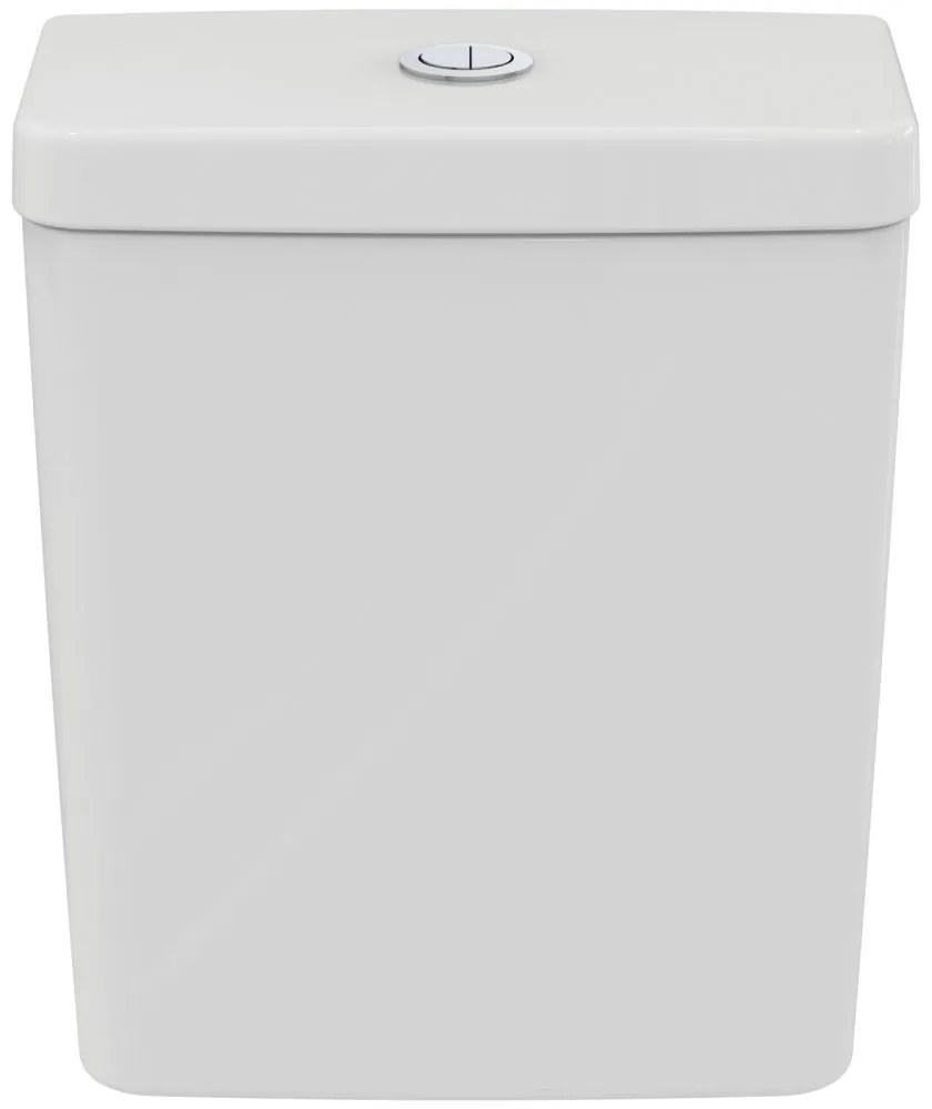 Rezervor WC Cube, alimentare de jos, Dual Flush, alb