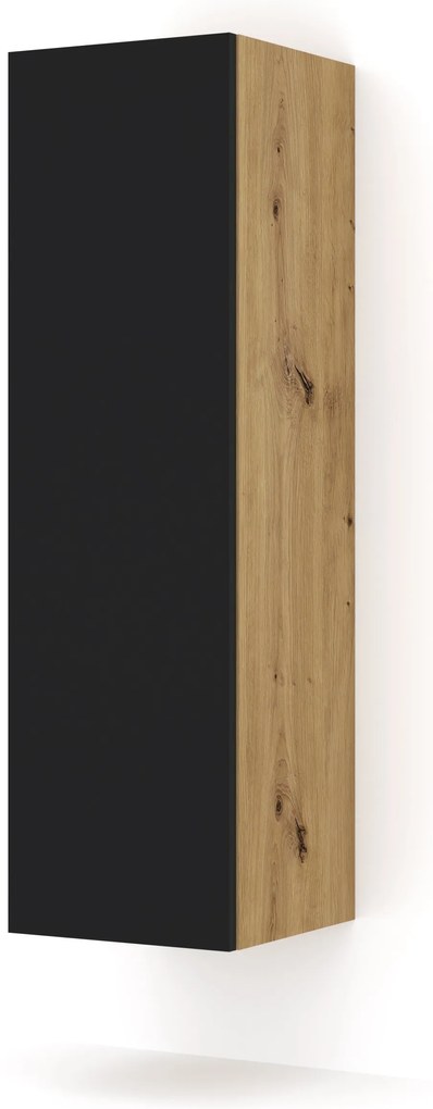Dulap Dual 120 (Stejar artisan + Negru). 1124859