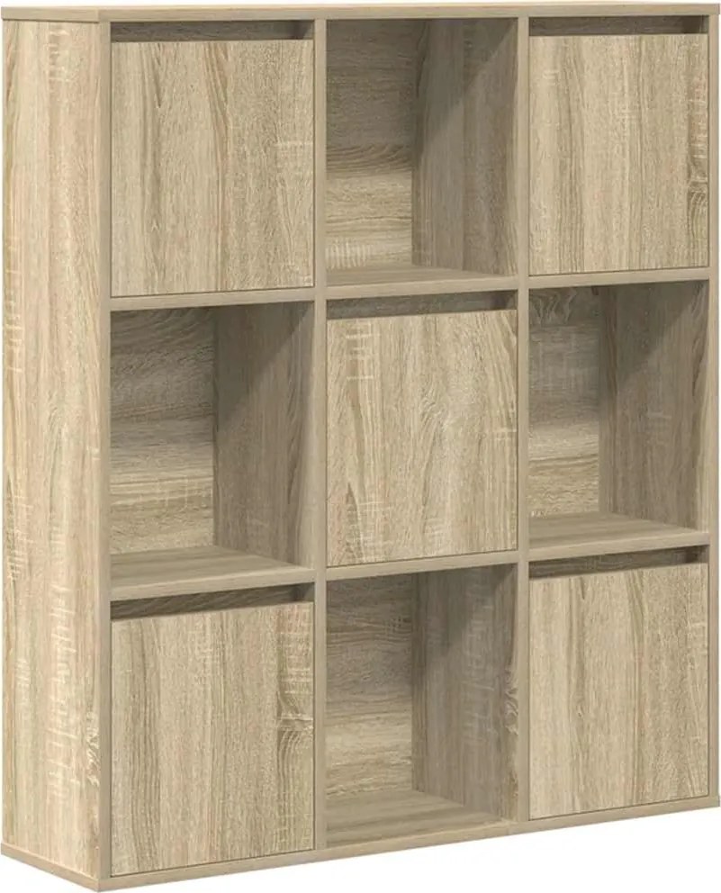 vidaXL Bibliotecă, stejar sonoma, 89x24x101,5 cm, lemn prelucrat