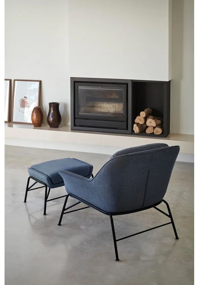 Taburet Teulat Sadira, albastru închis