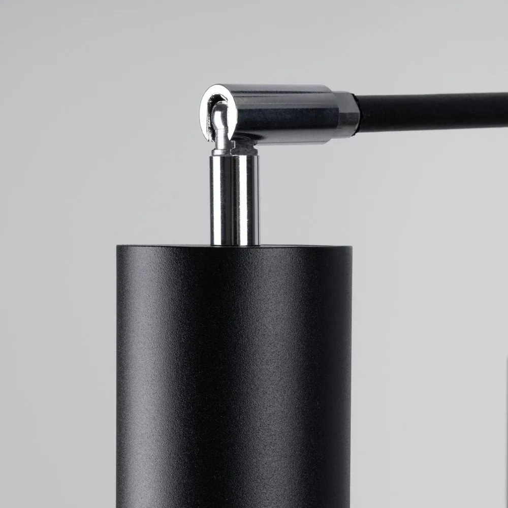 Lustră neagră din metal Virta – Sollux