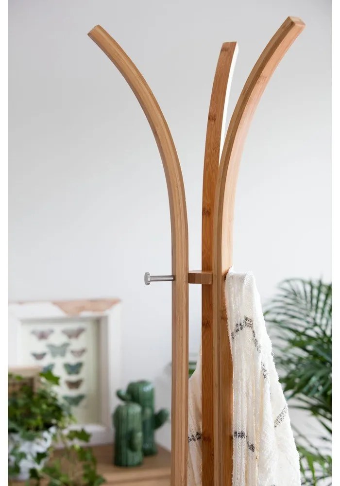 Cuier din bambus Compactor Coat &amp; Hat Bamboo