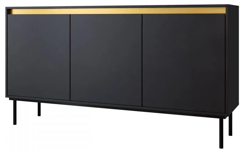 Dulap Gelean 3D (Negru + auriu) . 1105919